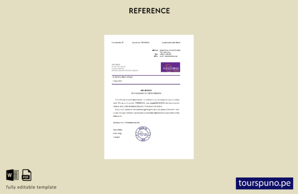 Plantilla de referencia del Banco Indochina de Laos lista para imprimir